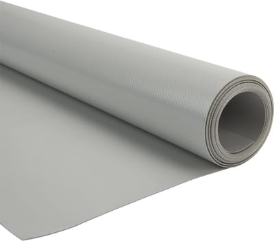 Afdekzeilwinkel - Pvc zeildoek - 900gr Panama Lichtgrijs 7035 vrachtwagenzeil - per meter