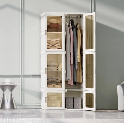 Inklapbare Box - Opberg Doos - Organizer - Huishoudelijke Organizer Box met Wielen - 5 Lagen - Opberg kast