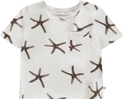Your Wishes Starfish Evi - Shortsleeve - Shirt - Meisjes & Jongens - Maat: 134/140
