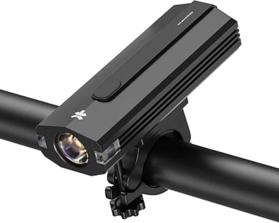LED Voorlicht Fietslampjes - 400 lumen Fietslampje - Zwart