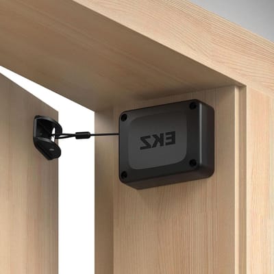 Automatische Deurcloser - Automatische Sluiting - Deuren Dichtdoen - 1.5kg Treksterkte - 1 Stuk - Zwart