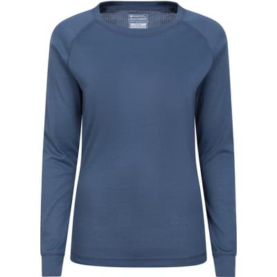Mountain Warehouse Dames/Dames Talus Top met lange mouwen (Donkergrijs)