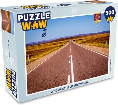 Puzzel Weg Australie fotoprint - Legpuzzel - Puzzel 500 stukjes