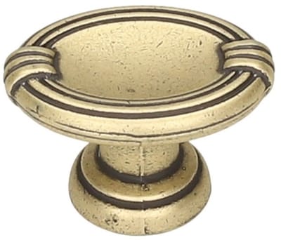 Gamet GG32 - Meubelknop - Retro - Patina op Messing - Smal