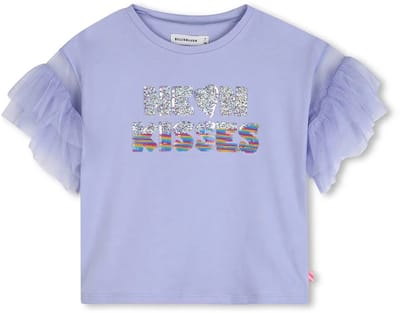 Billieblush U21929 T-shirt Met Korte Mouwen Blauw 12 Years Meisje