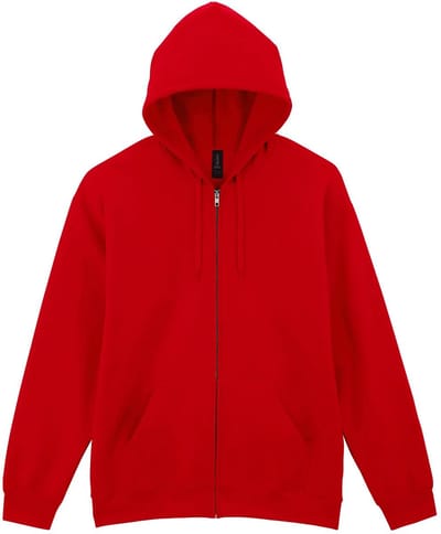Hooded sweatshirt met rits Gildan