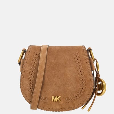 Michael Kors Md Saddle Crossbodytassen Dames - Bruin - Maat ONESIZE