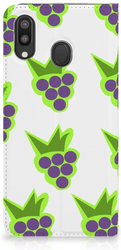 Samsung Galaxy M20 Flip Style Cover Druiven