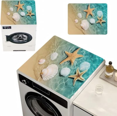 Wasmachinebeschermmat 60 x 60 cm - Universele Bescherming tegen Stof en Vibrationen - Antislip Wasmachinehoes voor Badkamer en Droger