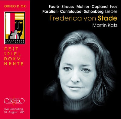 Frederica Von Stade, Martin Katz - Liederabend (Live 18, August 1986) (CD)
