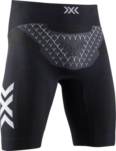 X-Bionic Twyce 4.0 Hardloopshort Heren Opal Black/Arctic White - Maat XL