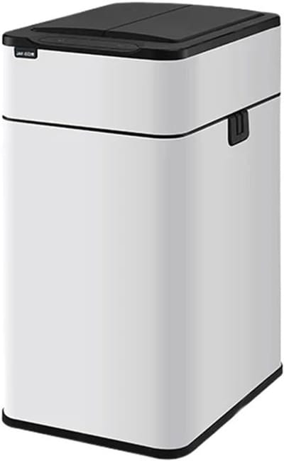 Prullenbak - Vuilnisbak Afvalbak - Keuken Hygiëne - Automatische Sensor - 40 Liter - Wit