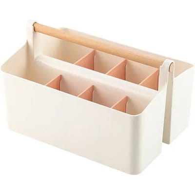 Draagbare Desktop Pennenhouder Grote Capaciteit Schattige Marker Pennen Kantoorartikelen Opbergdoos Creatieve Potloodhouder Desktop Organizer roze