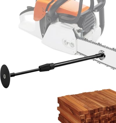 Brandhout Meetinstrument - Zaag Hulpstuk - Brandhout Zagen - Verstelbare Lengte - 16-26 inch - Zwart