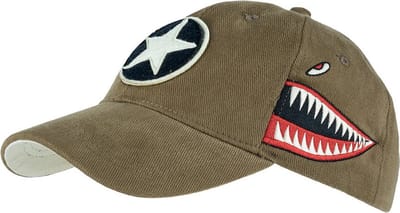 Fostex Baseball Cap Brushed P-40 curtiss