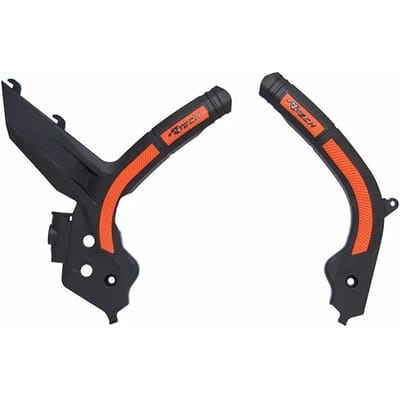 Motorfiets framebescherming bi-materiaal Racetech KTM 450 SX-F HERLINGS REPLICA