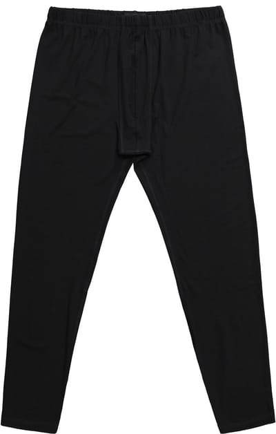 Men Plus - Heren - Thermo-onderbroek FLEXLASTIC® lange pijpen - Zwart - Maat XXL