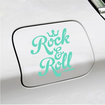 Bumpersticker - Rock & Roll - 11,3 X 13 - Mint
