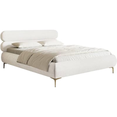 Bedframe Comella 180 x 200 cm ribstof | NADUVI Collection