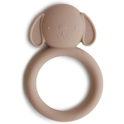 Mushie - Siliconen Bijtspeeltje - Bijtringen - Dog