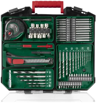 Parkside - 12V Accu-boormachineset met 2 accu's en lader - Koppel: max. 28 Nm - Inclusief bits, boren en bitverlenging - Traploos regelbaar toerental - Compact en licht