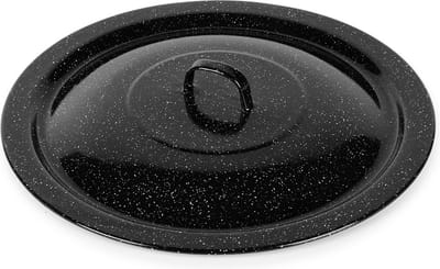 Heksenketel Deksel Geëmailleerd 40 cm, 13 l - Pannendeksel - Cauldron - Potjie-Ketel - BBQ - Barbecue