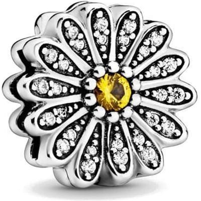 Nieuwe Collectie Reflectie Serie Klaver Bedel Kraal Past Originele Armband DIY Accessoires Cadeau Voor Vrouwen white