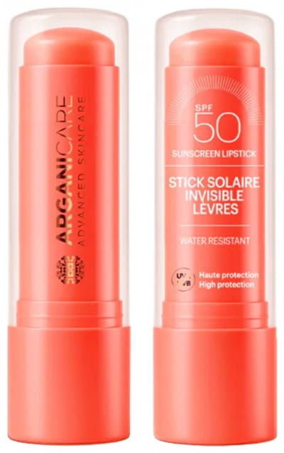 Arganicare Onzichtbare Lippenbeschermer SPF50 4 g