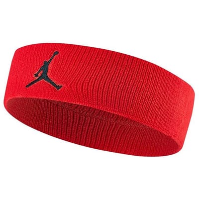 Jordan Dri-Fit Jumpman Hoofdband Gym Rood/Zwart Heren Streetwear AC4093-605 One Size red