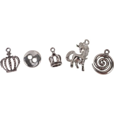 VBS Charms-Decoratieve hanger-Mix "Unicorn and Co"