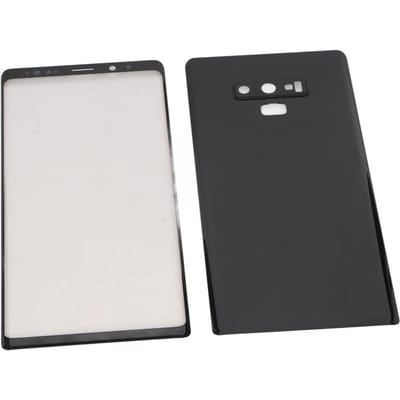Telefoon Glas Scherm en Achterklep Telefoon Scherm en Achterpaneel Reparatiekit voor Galaxy Note 9 Zwart zwart
