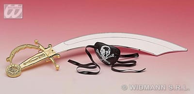 Piratenzwaard met ooglapje
