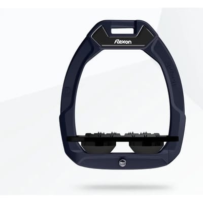 Platte Ultra Grip Veiligheidsezel Zwart/Blauw Flex-On Safe-On