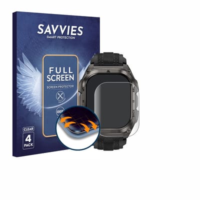 Savvies - Screenprotector voor Kospet Tank M4 - Folie Beschermfolie transparant volledig dekking 4 Stuks