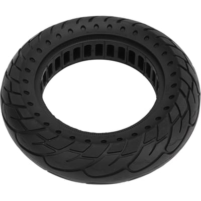 Elektrische Scooter Wiel 10x2.5inch Duurzaam Anti-slip Schokabsorptie Scooter Dot Binnen Honingraat Band Vervanging black