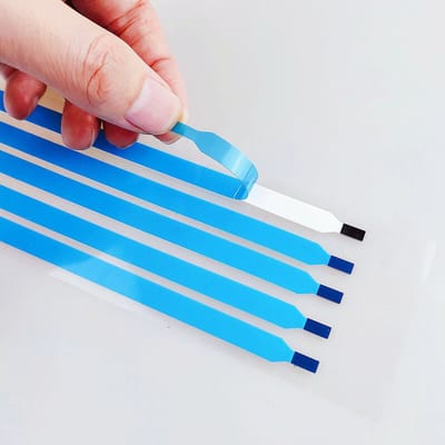 Plakstrip (2 stuks) verwijderbaar voor laptopschermen die geplakt dienen te worden