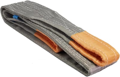 Hefband 2-laags - Tillen riem - Materiaal Optillen - Conform EN 1492-1 - 5 meter 4000 kg - Grijs