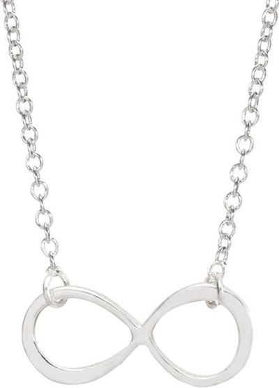 24/7 Jewelry Collection Infinity Ketting - Acht - Zilverkleurig