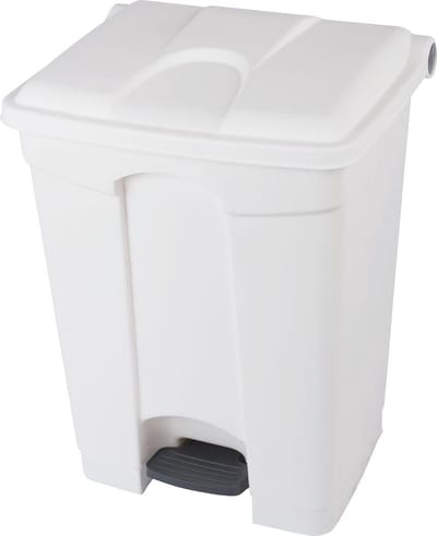 Pedaalemmer - Container met deksel - HACCP - 70 liter - Wit