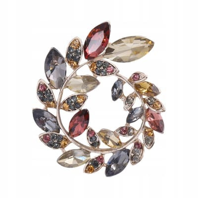 PINETS Broche Kransblad Zirkonia Bloem Cadeau