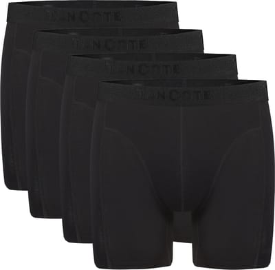 Ten Cate Basics long shorts zwart 4-pack voor Heren | Maat M