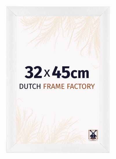Fotolijst 32x45 cm - MDF - Wit Hoogglans - Praag