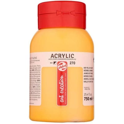 Talens Art Creation Acrylverf Pot 750 ml Azogeel Donker 270