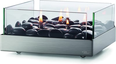 Philippi Fireplace - Sfeerhaard - Olielamp - Tafelhaard - Glas - Roestvaststaal