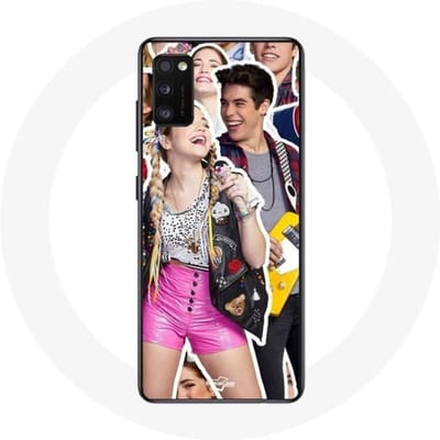 Samsung Galaxy A41 hoesje Achtervolg je dromen Mía Cáceres en Álvaro Paz