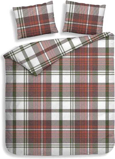Heckett & Lane Flanel Dekbedovertrek Kabil (Multi) - 200x200/220 cm