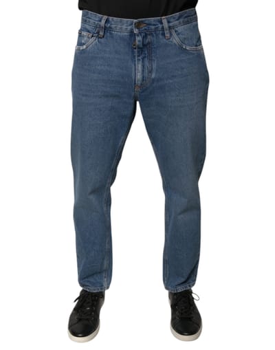 Rechtafsnittende Jeans Klassieke Stijl