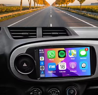 Autoradio 2/32GB met Carplay en Android auto | Geschikt voor Toyota Yaris 2012-2017 | Radio scherm met Navigatie | 2012 2013 2014 2015 2016 2017 | XP130 p130