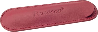 Kaweco - Leather pouch ECO Sport - Chilli Pepper - with print - 1 pen - Let op: afwijkend formaat, dit etui is uitsluitend bestemd voor de Kaweco Sport (kleiner formaat pen).