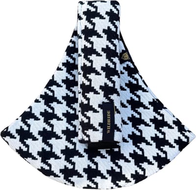 Wildride® Kinderdrager Pied-de-poule - Lichtgewicht & Draagbaar - Heupdrager Voor Kinderen van 9 Maanden tot 4 Jaar - Draagzak voor Baby en Peuter - Baby Carrier - Tot 20 kg